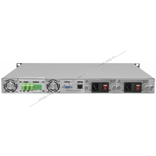 Оптический усилитель VERMAX для сетей КТВ, 25dBm выход, 2 входа